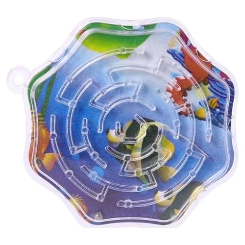 10Pcs Magic Octagon Puzzle Speed Labyrinth Track Maze Toy For Children Kids Gift C5AF