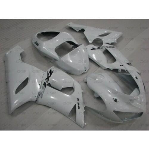 636 ZX-6r 2005 - 2006 Bodywork ZX6r 636 2006 Motorcycle Fairing 636 ZX-6r 06 White Fairings