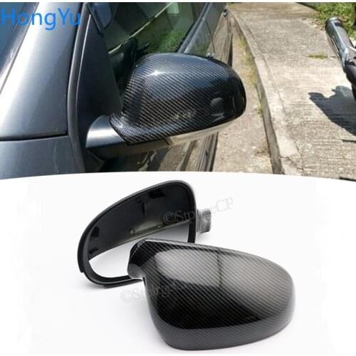 Side Wing Mirror Covers Caps For Volkswagen Golf MK5 GTI plus Passat B6 B5.5 for Jetta 5 (Carbon Look) Sharan Variant EOS for VW