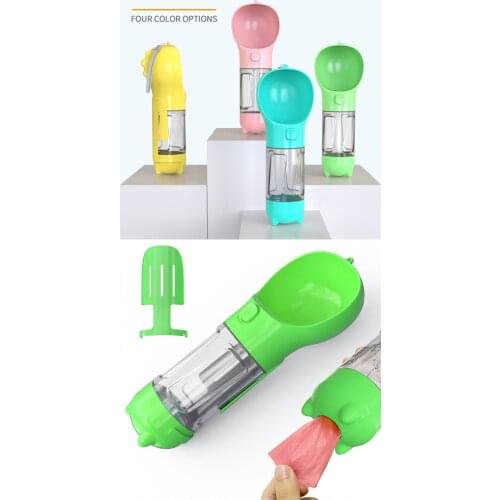Water bottle dog Dog Cat Drinking Outdoor Pet Dispenser Feeder Multifunction Portable