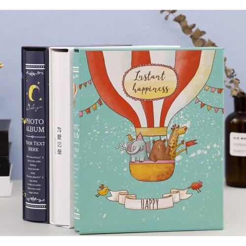 200 Pockets 7 inch Photo Album Picture Storage Scrapbooking Picture Case Cartoon Photo Album Frame For Kids Children