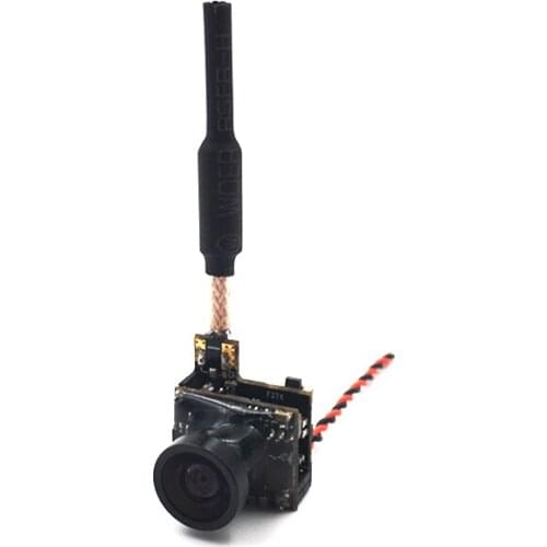 FPV Micro AIO Camera 5.8G 48CH 25mW VTX 600TVL 1/3 Cmos AIO FPV Camera for FPV Drone Like Tiny Whoop Blade Inductrix et FPV