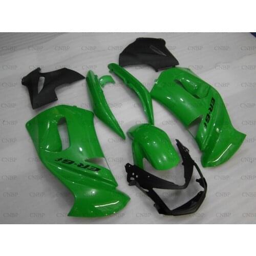 EX 650 2006 - 2008 Fairing Kits EX 650 2006 Abs Fairing ER6F 2007 Green Black Fairings