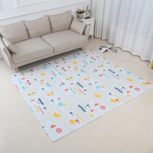 Carpet To Play Toddler Thick Crawling Pad Foldable Baby Play Mat Waterproof Kids Rug Children Toys Activity Games Mats