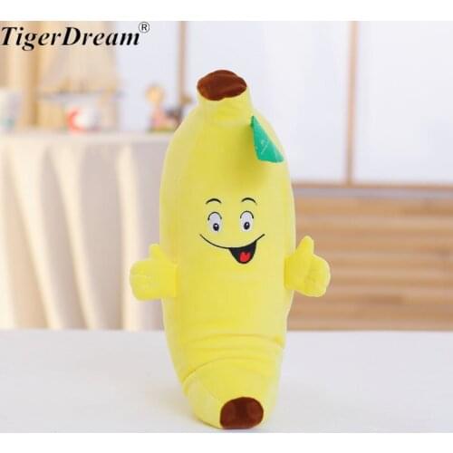 Creative Banana Sleeping Pillows Super Soft Down Cotton Stuffed Fruit Cushions Childrens Room Decoration Toys 4 Style