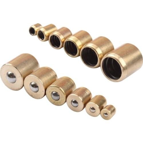 Diameter 6/8/10/12/14/16MM High Press Brass Oil Cup Zerk Grease Nipple Nozzle Fitting With ball For Gas Engine
