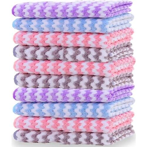 Kitchen Towels and Dishcloths Set,Super Dish Towels for Drying Dishes Dish Cloths for Hand Towels Washing 10 Pack