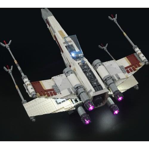 Kyglaring Led Lighting Set DIY Toys for 10240 X Wing Red Five Fighter (Not Included Building Blocks)