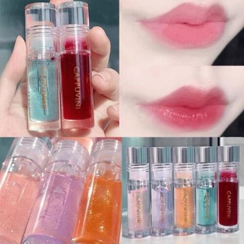 Transparent Water Shine Lip Gloss Pearl Shine Mirror Flour Tender Moisturizing Nourishing Natural Non-drying Beauty Makeup TSLM1