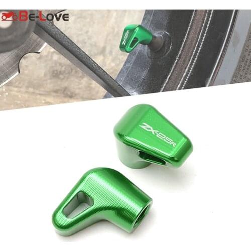 2021 New For Kawasaki NINJA ZX-25R ZX25R 2020-2021 Motorcycle Accessories Wheel Tire Valve Stem Caps CNC Airtight Covers