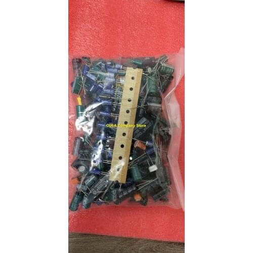 New Polarized Electrolytic Capacitor Pack Repair Parts Welded Mixed Capacitors Random Mixed Packed 410g