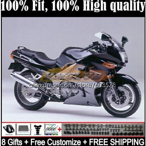 OEM For KAWASAKI NINJA ZZR-400 ZZR400 00 01 02 03 04 05 06 07 65CL.31 ZZR 400 1993 1995 1996 1997 1998 1999 Fairing Silver black