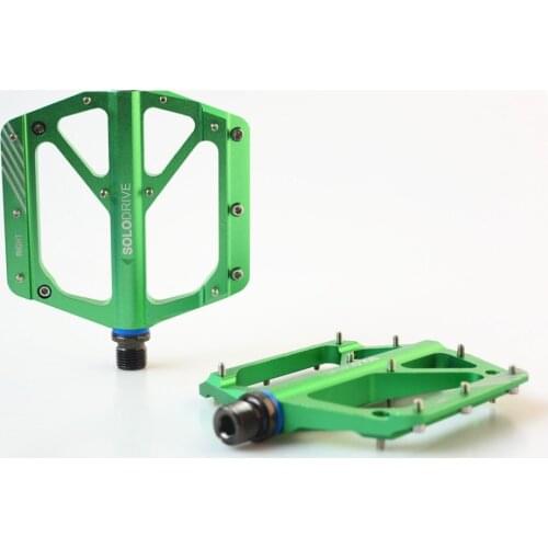 Mountain Bike Pedals Platform Bicycle Flat Alloy Pedals 9/16" Pedals Non-Slip Alloy Flat Pedals