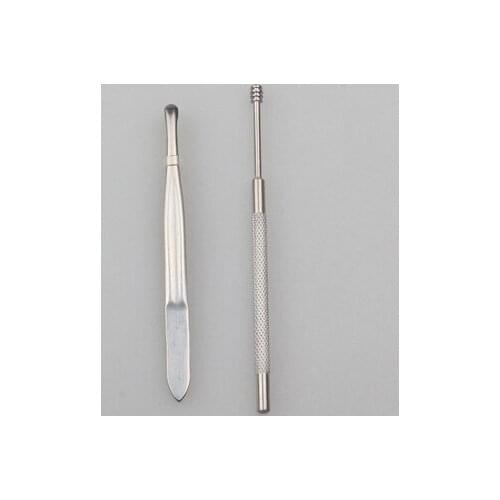 Eyelash Tweezers Earpick Wax Remover Eyebrow Tweezer Curette Facial Makeup Tools Hair False Eyelashes For Face Nose Beauty Tool