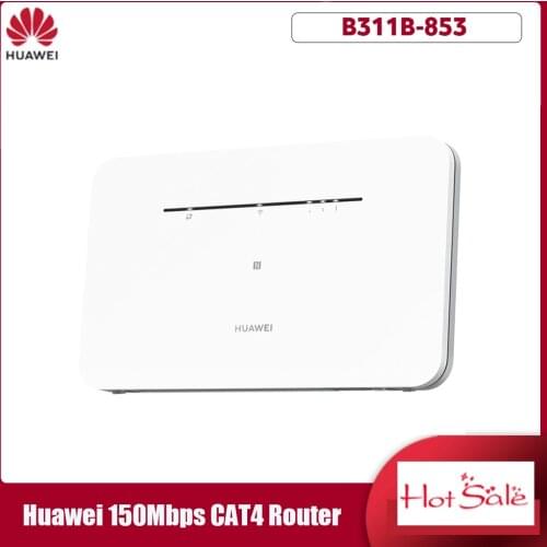 Unlock Huawei 4G Router LTE CPE B311B-853 150Mbps CAT4 with Sim Card Wireless Wifi Router