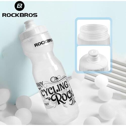 ROCKBROS Cycling Water Bottle 750ml Leakproof Squeezable Plastic Camping Hiking Sports Bicycle kettle Drinkware Bike Bccessories