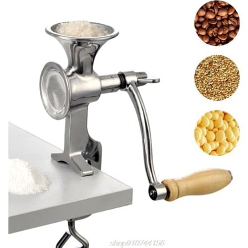 Manual Coffee Bean Grinder Mill with Fixing Clip Hand Crank Portable Travel Camping Adjustable Multifunction N14 20 Dropship
