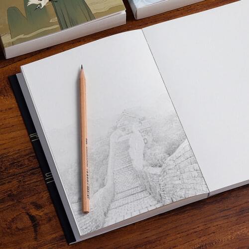Super thick cloud ancient style sketchbook Art paper A4 retro sketchbook Sketch Paper Blank Drawing Book Students Picture Book