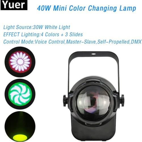 LED RGB 3IN1 Strobe Light LED Disco Strobe Lights 40W DJ Spot Beam 2IN1 Stage Light Party Lighting Christmas Decoration Disco