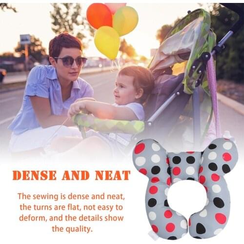 Baby U-shaped Pillow Baby Head Protection Cushion Shaped Neck Stroller Protector