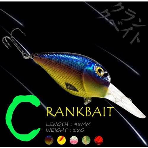 WALK FISH 95MM 18G Minnow Fishing Lures Dive 3-5M Wobblers Floating Artificial Lures Swimbait Crankbait Pesca Fishing Tackle