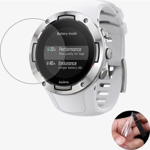 3pcs Soft Clear Smartwatch Protective Film Guard (Not glass) For Suunto 5 Suunto5 GPS Sport Watch Display Screen Protector Cover
