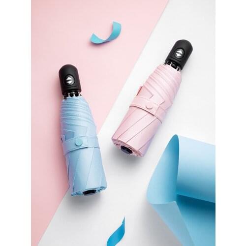 Parasol sun umbrella sun protection UV ully automatic folding female sunny and rain dual-use 50