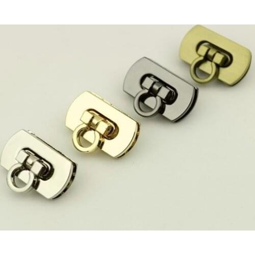 10 Pieces Luggage hardware accessories die-casting buckle Mortise lock butterfly handbag lock buckle hardware accessories