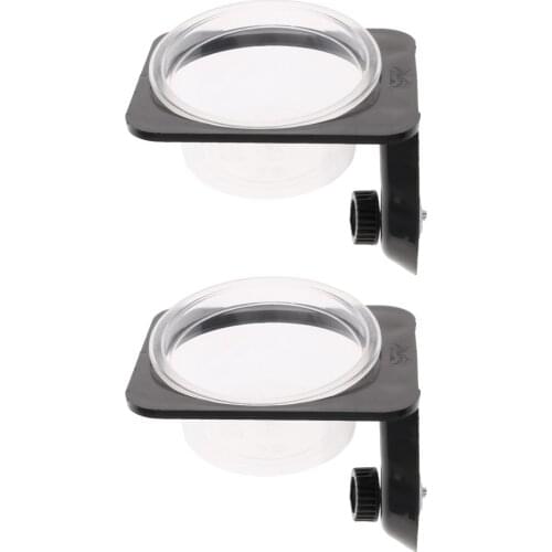 2 Pieces Insect Spider Reptile Container Feed Water Feeding Bowl Breeding Box