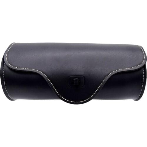 31* 12.8* 14.2cm Universal Motorcycle PU Leather Saddlebag Saddle Tool Pouch Side Bag For Harley Cruiser Storage Pouch