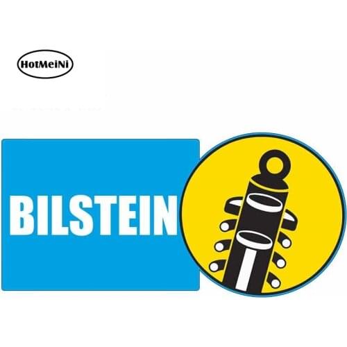HotMeiNi 13cm x 6.2cm for Bilstein Shock Absorbers Sign Waterproof Anime Car Stickers Sunscreen Vinyl JDM Waterproof Decal