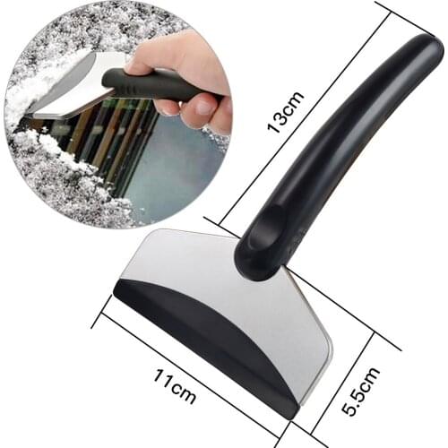 Car Ice Scraper Windshield Ice Breaker Quick Clean Glass Brush Snow Remover TPU Tool Auto Window Winter Snow Brush Shovel