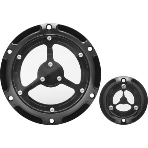 Derby Cover Timing Timer Covers 6 holes CNC Black Chrome Aluminum For Harley Sportster XL 2004 2005-2014 2015 2016