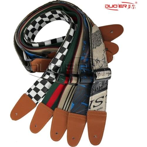 Duoer Guitar Strap Adjustable Strap Belt for Acoustic Electric Guitar Bass Musical Accessories