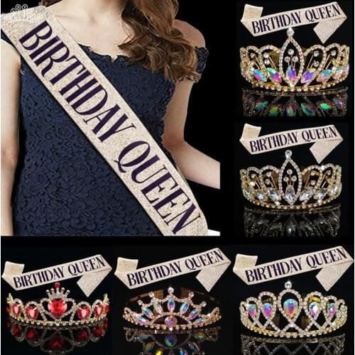 Etiquette Shoulder Strap Crystal Rhinestone Sash Tiaras and Crowns Birthday Headband Wedding Hair Accessiories Hair Jewelry