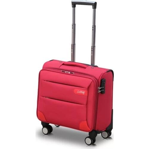 GraspDream 2018 New Fashion 16/18 Size Rolling Luggage Spinner Brand Travel Suitcase Women Boarding Bag Carry On Suitcases Trunk