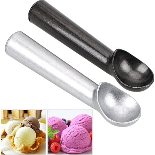 Ice Ball Maker Aluminium Alloy Ice Cream Scoop Non-Stick Anti-Freeze Frozen Yogurt Cookie Dough Ball Spoon