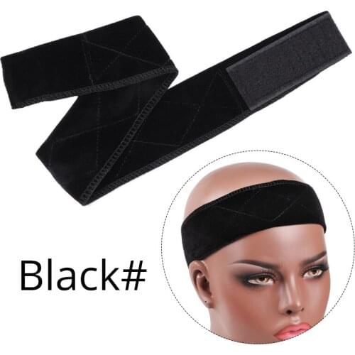 New Nunify Collection Wig Accessories Wig Grip Black Begie Brown Headband Comfortable Adjustable Wig Grip Band 1Pcs/Lot