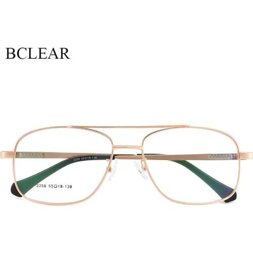 BCLEAR 2020 Vintage Big Frame Spectacle Glasses Man Double Bridge Retro Eyeglasses Optical Glasses Frame Fashion Male Eyewear
