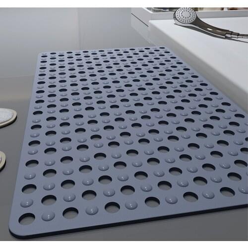 Solid Colour Bathroom Shower Non Slip Foot Pad Toilet Children Old People Waterproof And Anti Falling Floor Mats Safe For Family