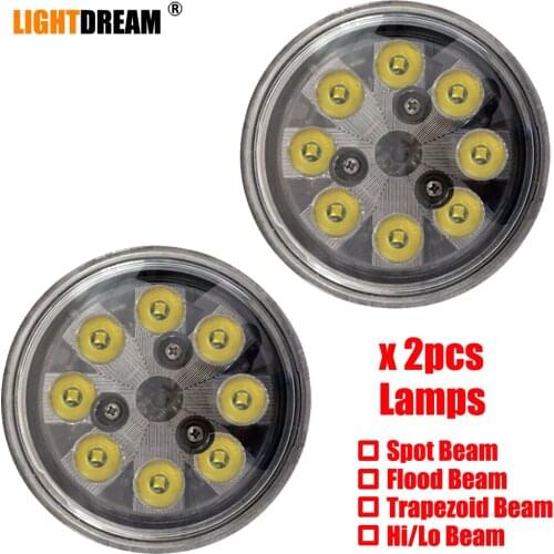PAR36 LED 24Watt Light Bulb Outdoor Garden Landscape Lighting 24V/12V DC For RE10962 John Deere Tractor work lights x2pcs