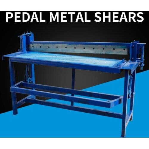 1.1M Pedal Shearing Machine Professional Copper Iron Iron Stainless Steel Sheet Metal Steel Mesh Cutting Machine Metal Forming