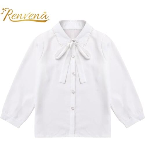 Школьные блузки для девочек Renvena China At AliExpress