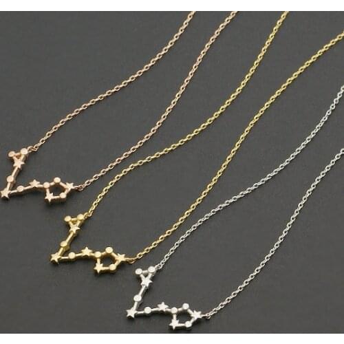 Pisces Necklaces Zodiac Sign Astrology Constellation Pendant Necklace Constellation Jewelry Birthday Gift