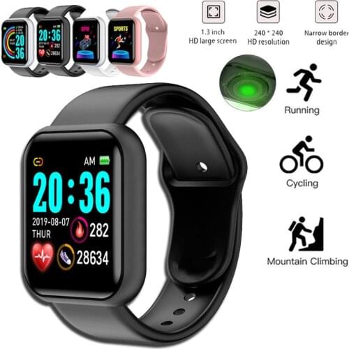 Digital Watch Blood Pressure Heart Rate Monitor Men Women Smart Bracelet IP67 Waterproof Sport Fitness Tracker For Android IOS