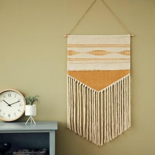 Boho Vintage Hanging Tapestry Fabric Macrame Decoration Watt-hour Meter Box Cover Hotel Hanging Blanket Home Office Wall Decor