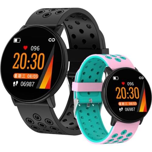 High quality L8 1.3Inch Round Screen Heart Rate Sleep Monitor Smart Bracelet for iOS Android