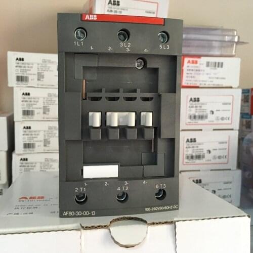 ABB 3-ploe contactors AF series AC/DC 50HZ/60HZ DC 24V~500V 80A 37kw AF80-30-00-11 AF80-30-00-12 AF80-30-00-13 AF80-30-00-14