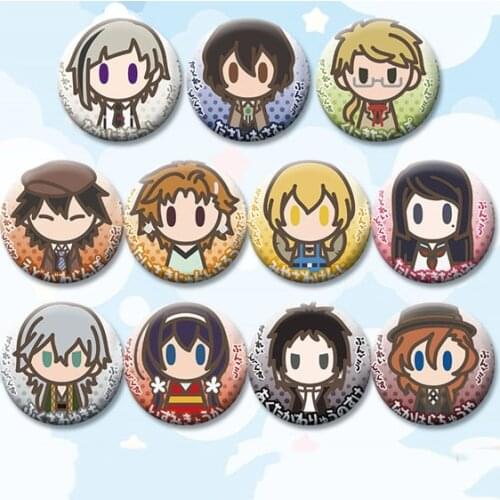Bungo Stray Dogs Super Cute 58mm badges Icons On backpack