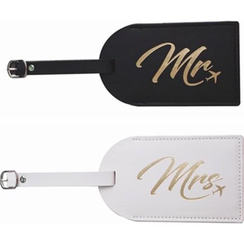 Mr Mrs Luggage Tag Travel Suitcase Tags Name Phone Address Label Identifier Wedding Bridal Gift 20CA